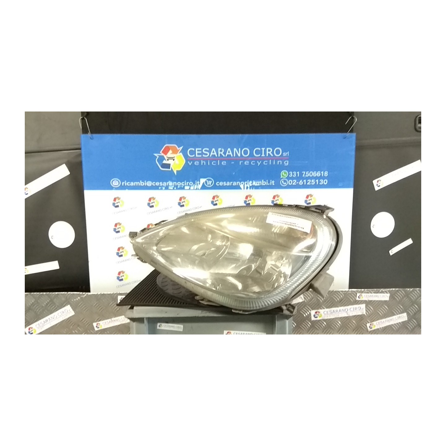 PROIETTORE SX. 176 MERCEDES-BENZ CLASSE A (W168) (03/01-06/04) 166940 A1688201761