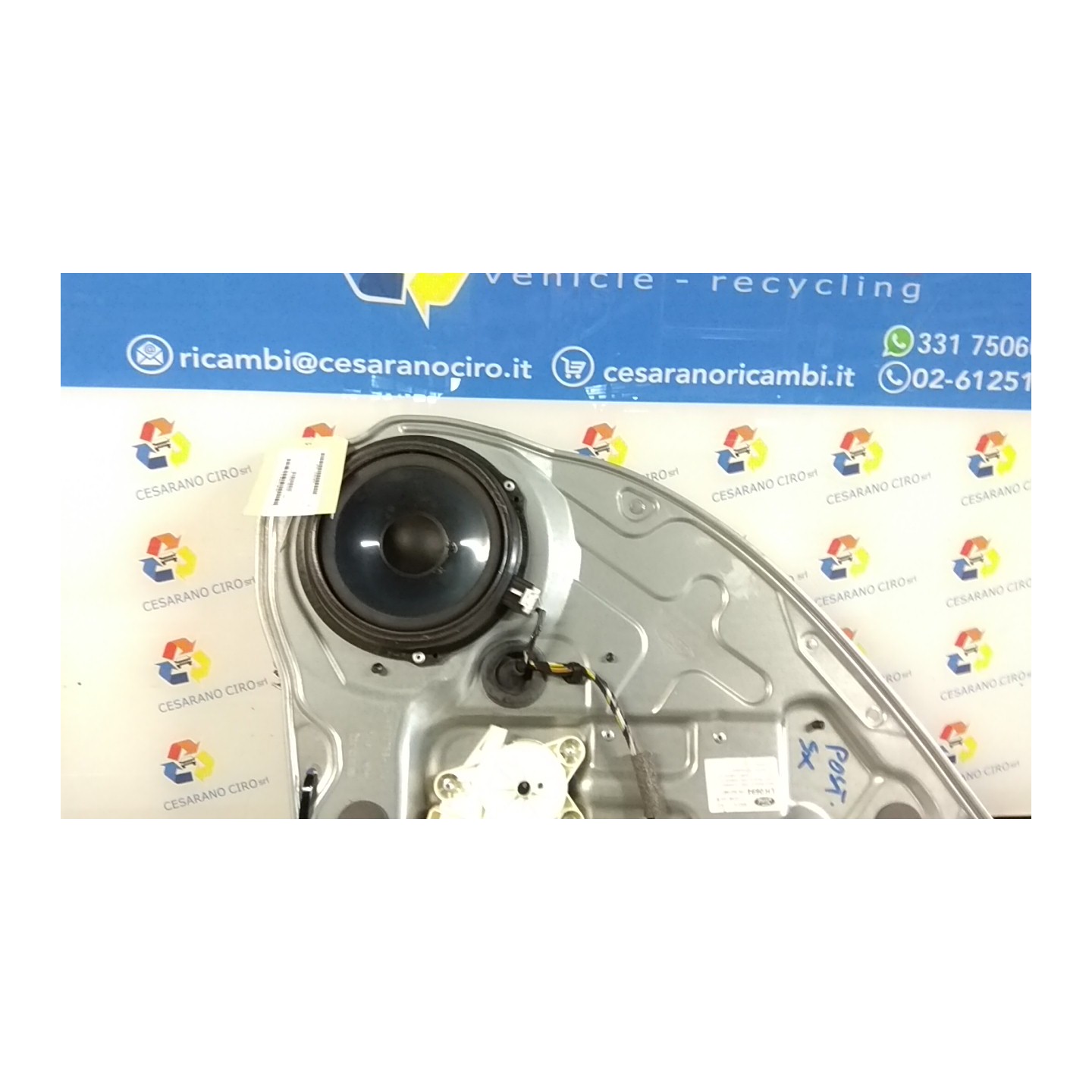 ALZACRISTALLO ELETTR. PORTA POST. SX. 186 FORD FOCUS C-MAX (CAP) (10/03-12/08 G8DB 1480081