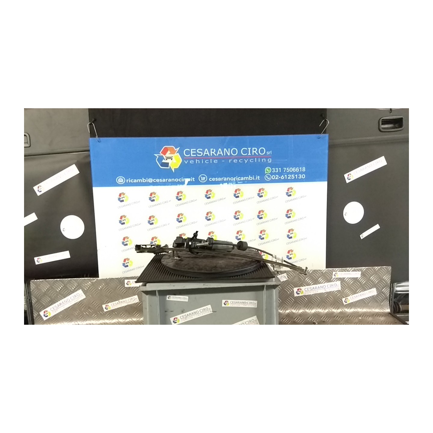 ALZACRISTALLO ELETTR. PORTA ANT. CON MOTORINO SX. 225 FIAT SEICENTO (1E) (02/98-07/05) 187A1000 46512304