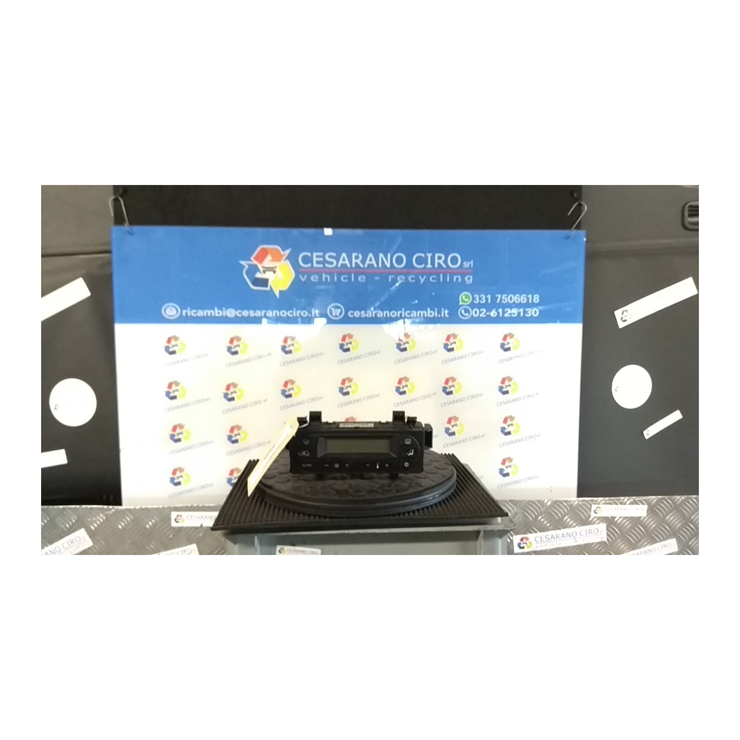 BLOCCO COMANDO CLIMATIZZAZIONE 038 PEUGEOT 206 (09/98-06/09) HFX 6451LC