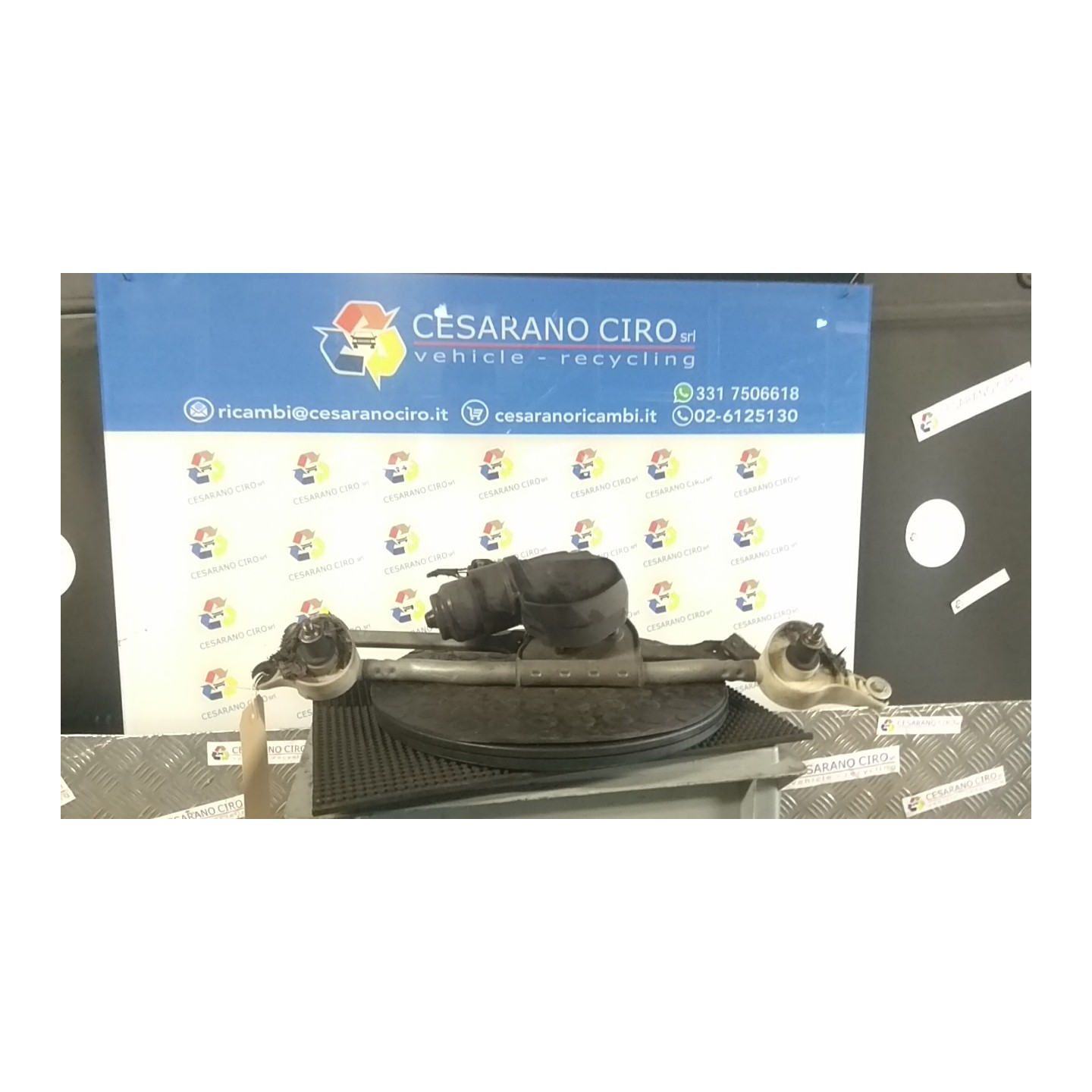 MECCANISMO TERGIPARABREZZA CON MOTORINO 066 OPEL AGILA (H08) (01/08-) K12B 95517286