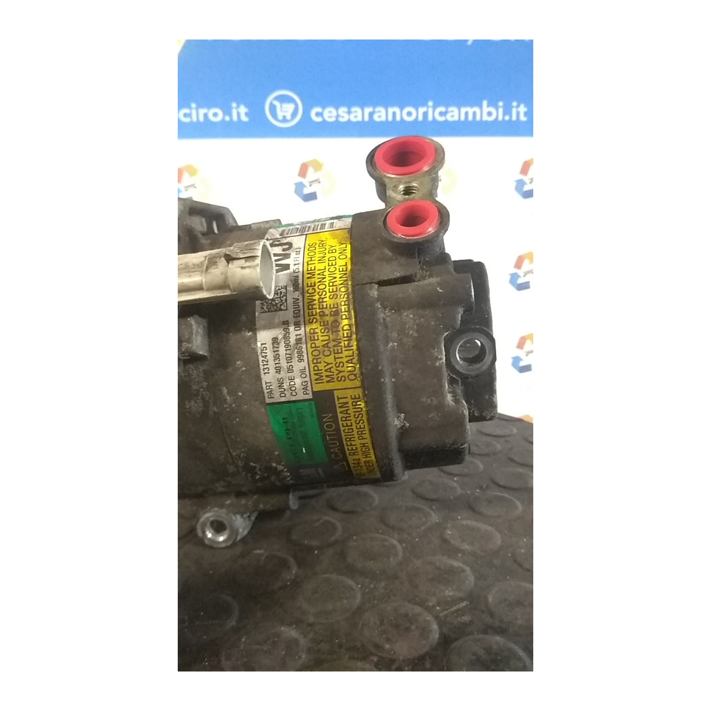 COMPRESSORE A/C 034 OPEL ASTRA (A04) (01/04-03/11) Z17DTH 13297443