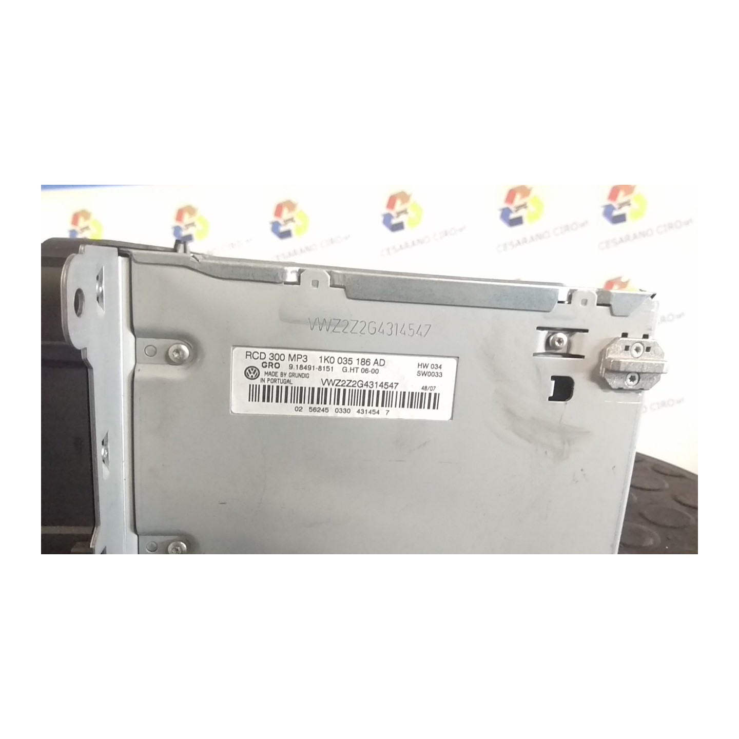 AUTORADIO 117 VOLKSWAGEN GOLF (1K) (10/03-12/09) BLS 1K0057186PX