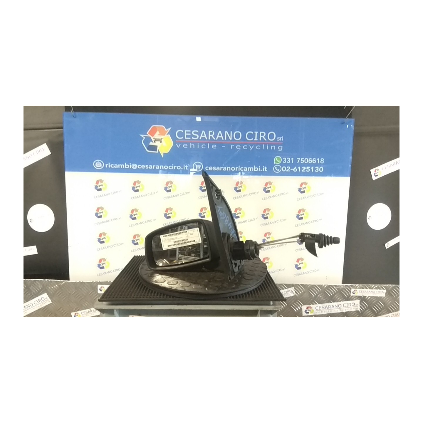 RETROVISORE EST. SX. 016 FIAT PANDA (2Q) (09/03-12/10) 188A8000 735357191