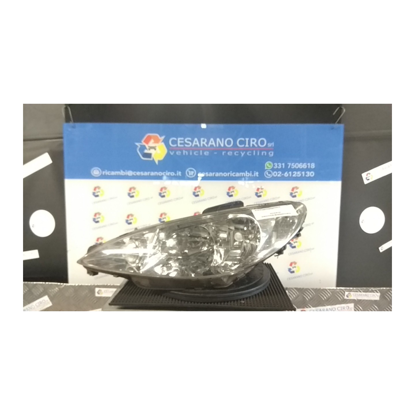 PROIETTORE SX. 008 PEUGEOT 206 (09/98-06/09) KFU 6204S7