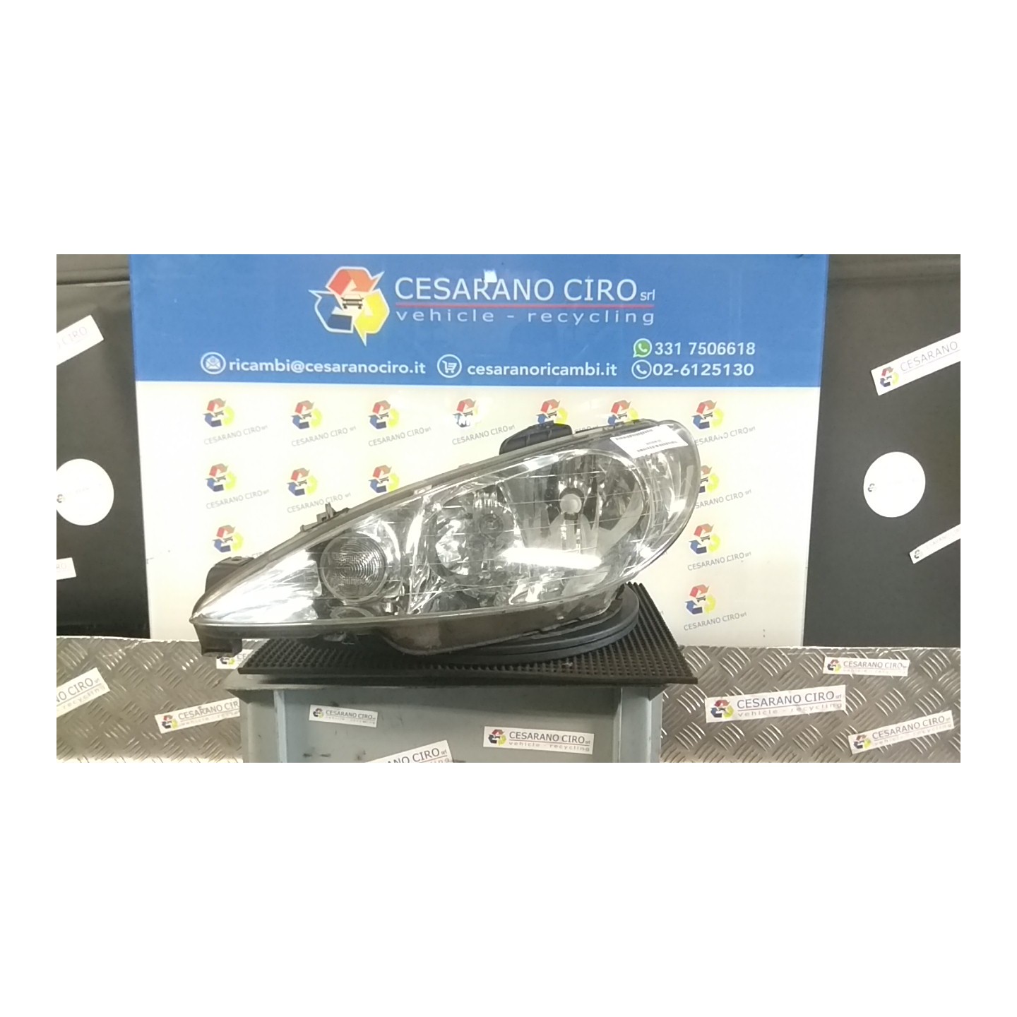 PROIETTORE SX. 008 PEUGEOT 206 (09/98-06/09) KFU 6204S7
