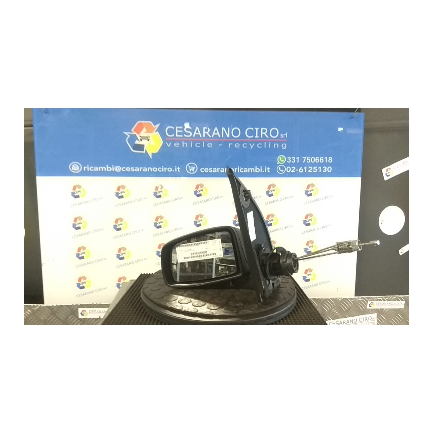 RETROVISORE EST. SX. 087 FIAT PANDA (2Q) (09/03-12/10) 188A4000 735357191