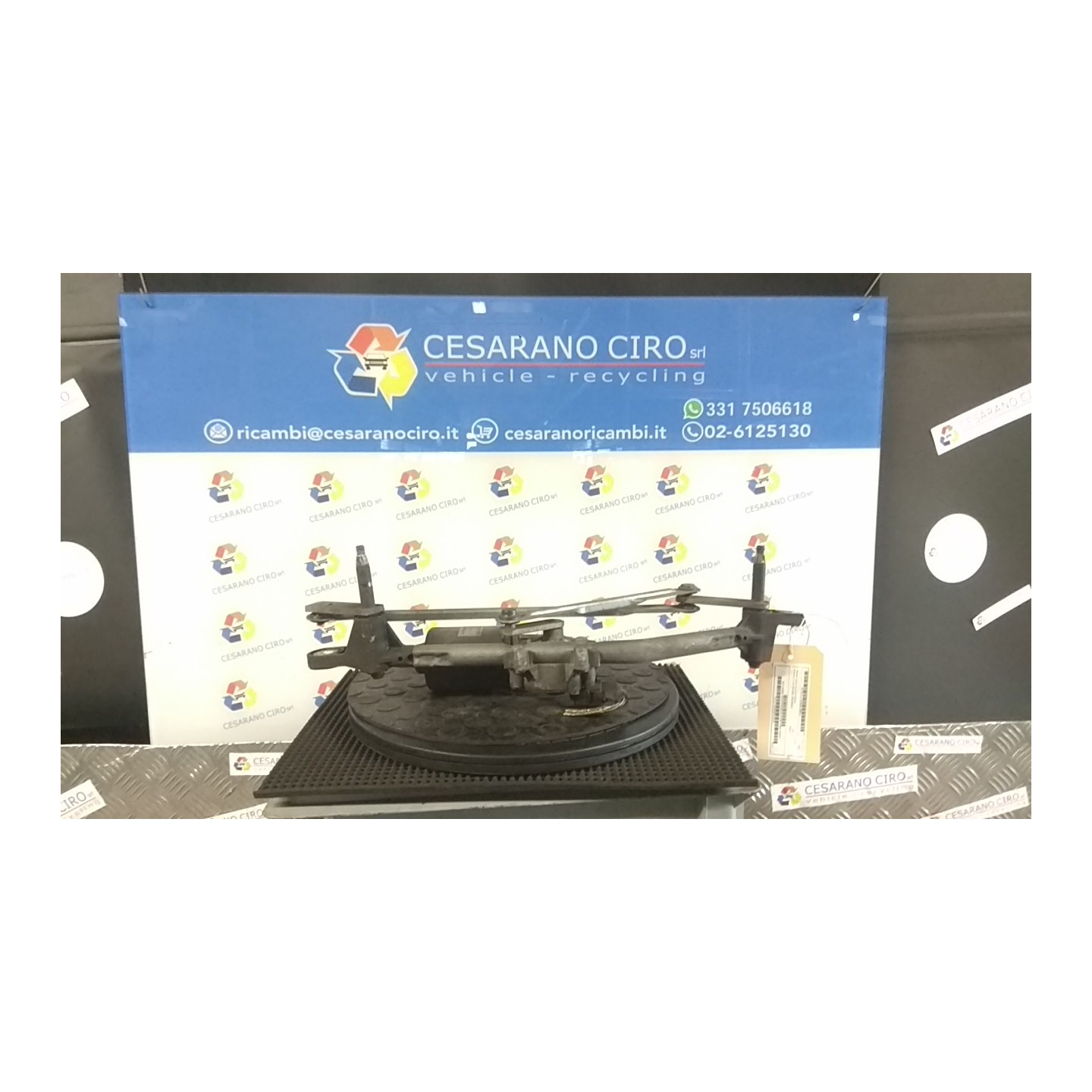 MECCANISMO TERGIPARABREZZA CON MOTORINO 012 ALFA ROMEO MITO (QZ) (03/11-05/13) 350A1000 50545277