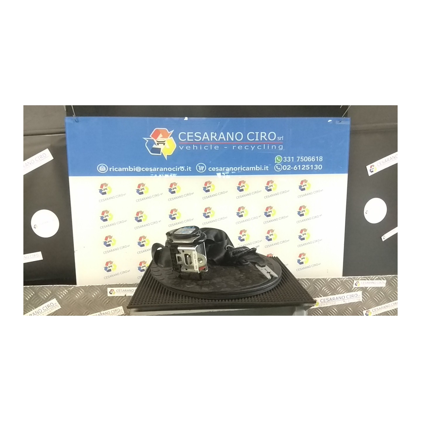AGGANCIO CINTURA DI SICUREZZA ANT. SX. 018 ALFA ROMEO MITO (QZ) (03/11-05/13) 350A1000 71770694