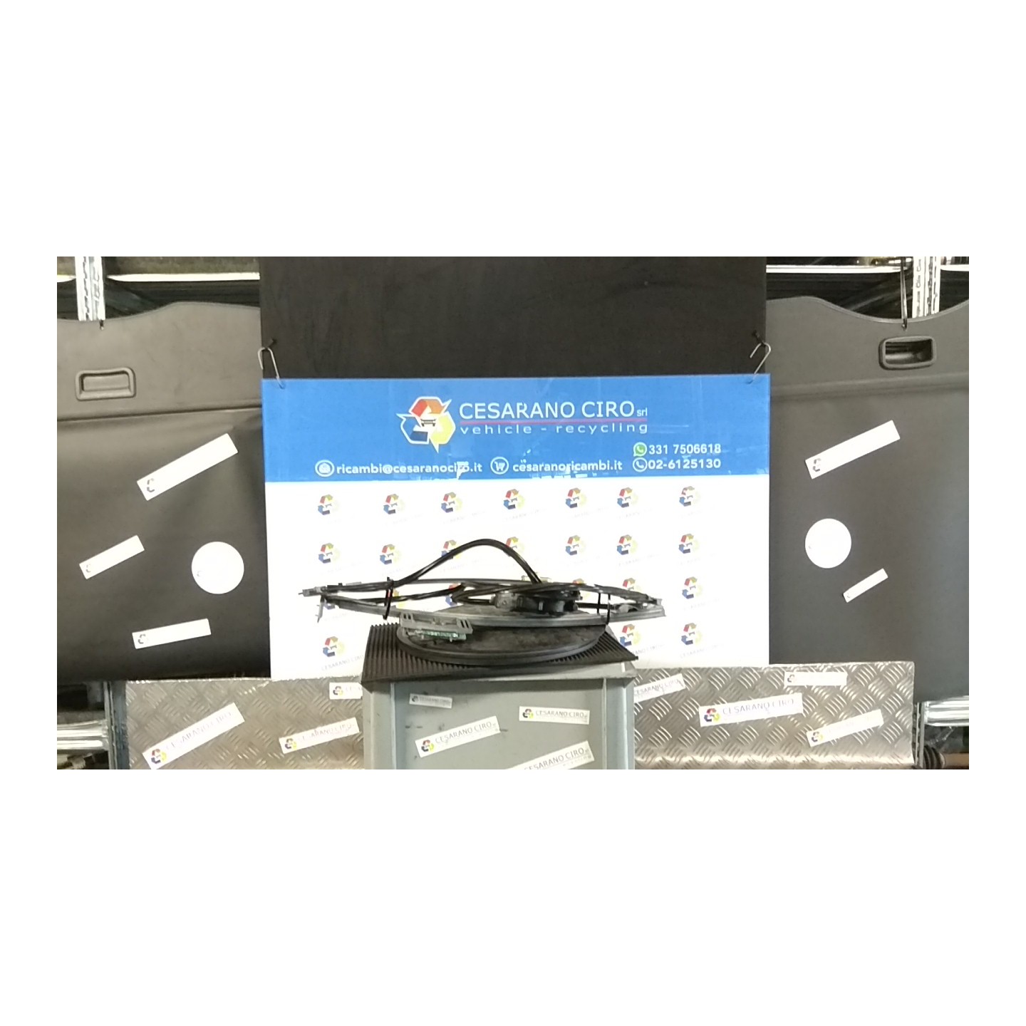 ALZACRISTALLO ELETTR. PORTA ANT. CON MOTORINO DX. 210 CITROEN C3 PLURIEL (05/03-11/10) KFV 9222N9
