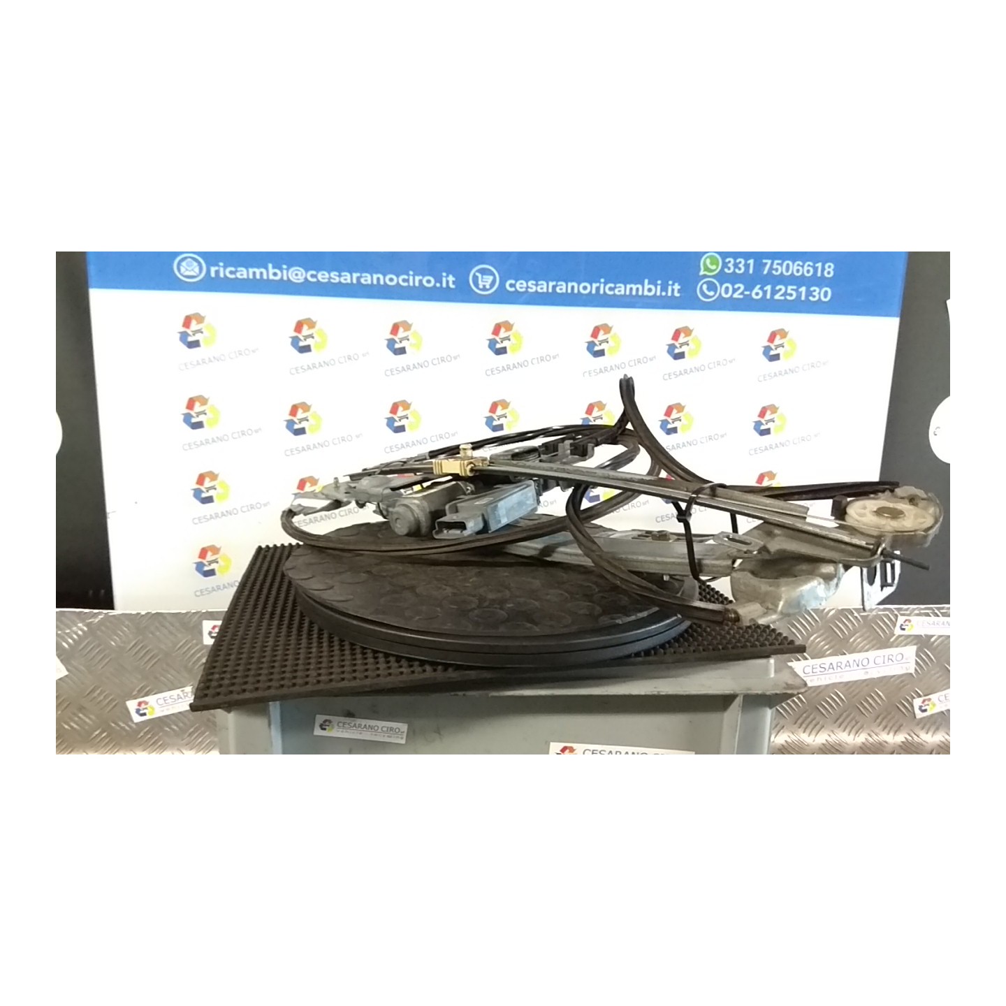 ALZACRISTALLO ELETTR. PORTA ANT. CON MOTORINO DX. 210 CITROEN C3 PLURIEL (05/03-11/10) KFV 9222N9
