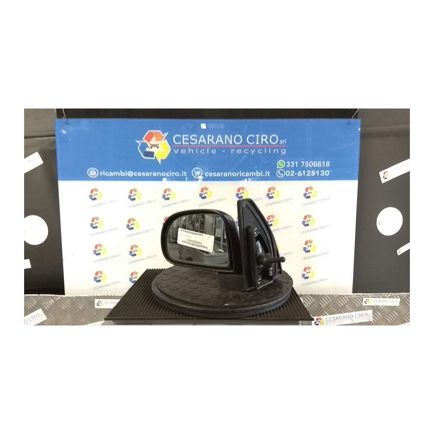 RETROVISORE EST. REGOLAZ. MANUALE SX. 123 HYUNDAI ATOS (02/98-08/01) G4HC 8761002303