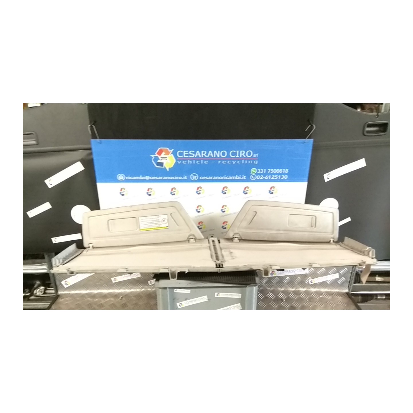 KIT ALETTE PARASOLE CON TENDINE 021 CITROEN C4 PICASSO (09/06-08/13) 9HZ NBA042005038002