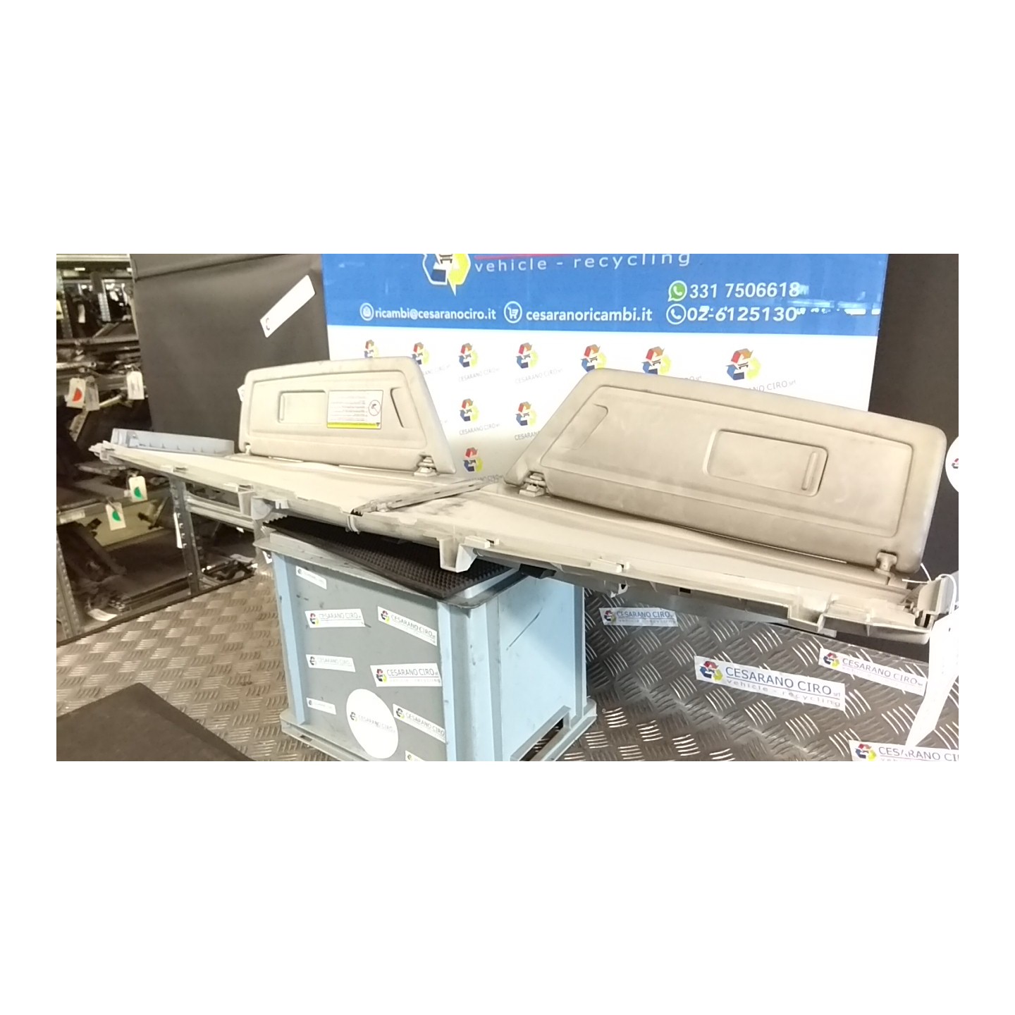 KIT ALETTE PARASOLE CON TENDINE 021 CITROEN C4 PICASSO (09/06-08/13) 9HZ NBA042005038002