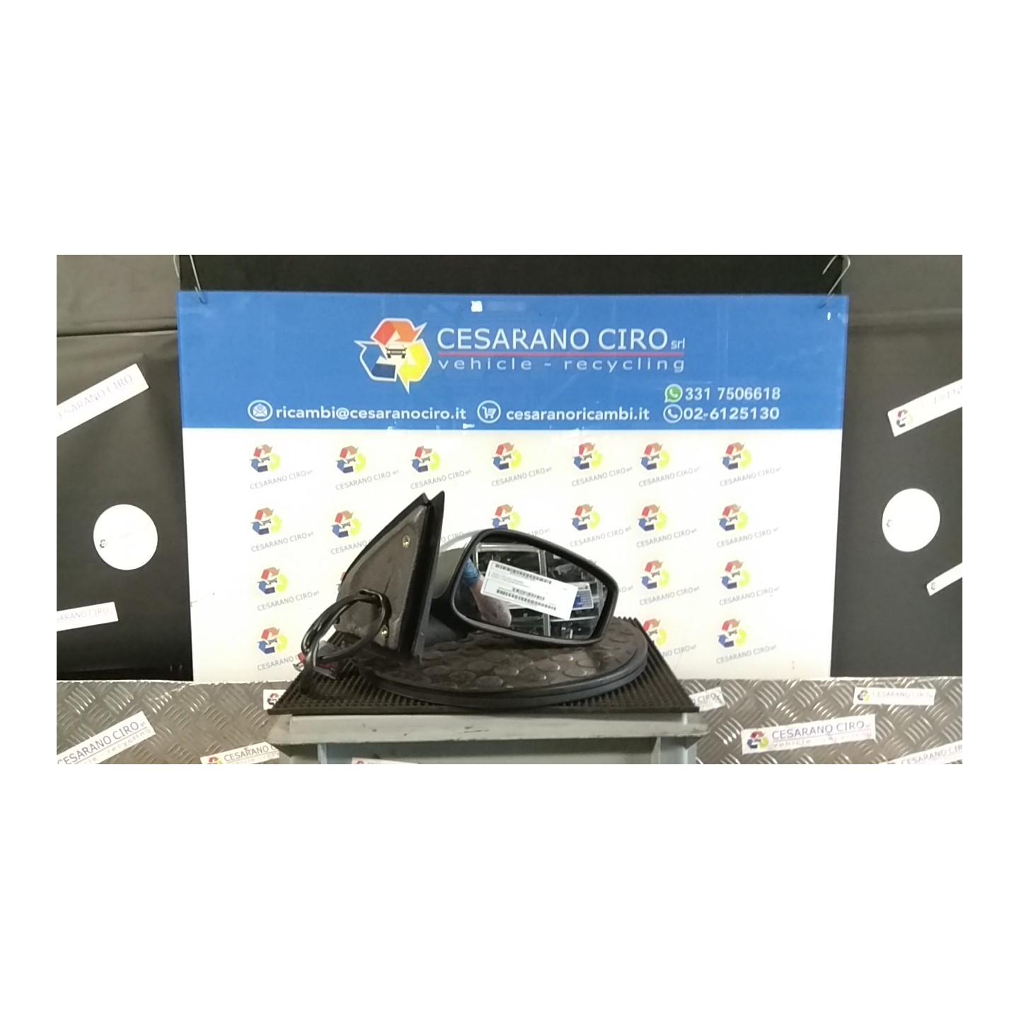 RETROVISORE EST. TERMICO REGOLAZ. ELETTR. DX. 033 FIAT STILO (2V) (11/03-06/09) 192A8000 735306545
