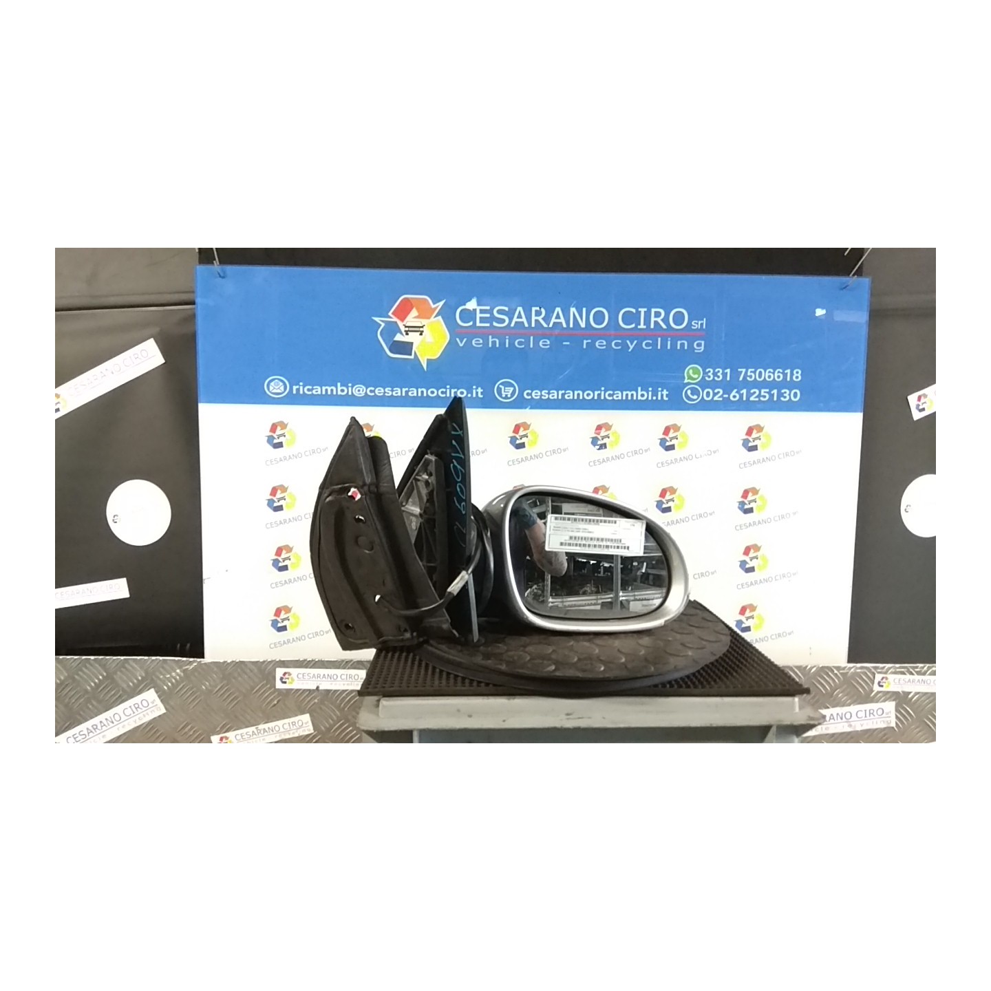 RETROVISORE EST. REGOLAZ. ELETTR. DX. 096 VOLKSWAGEN GOLF (1K) (10/03-12/09) BKC 1K1857508CN9B9