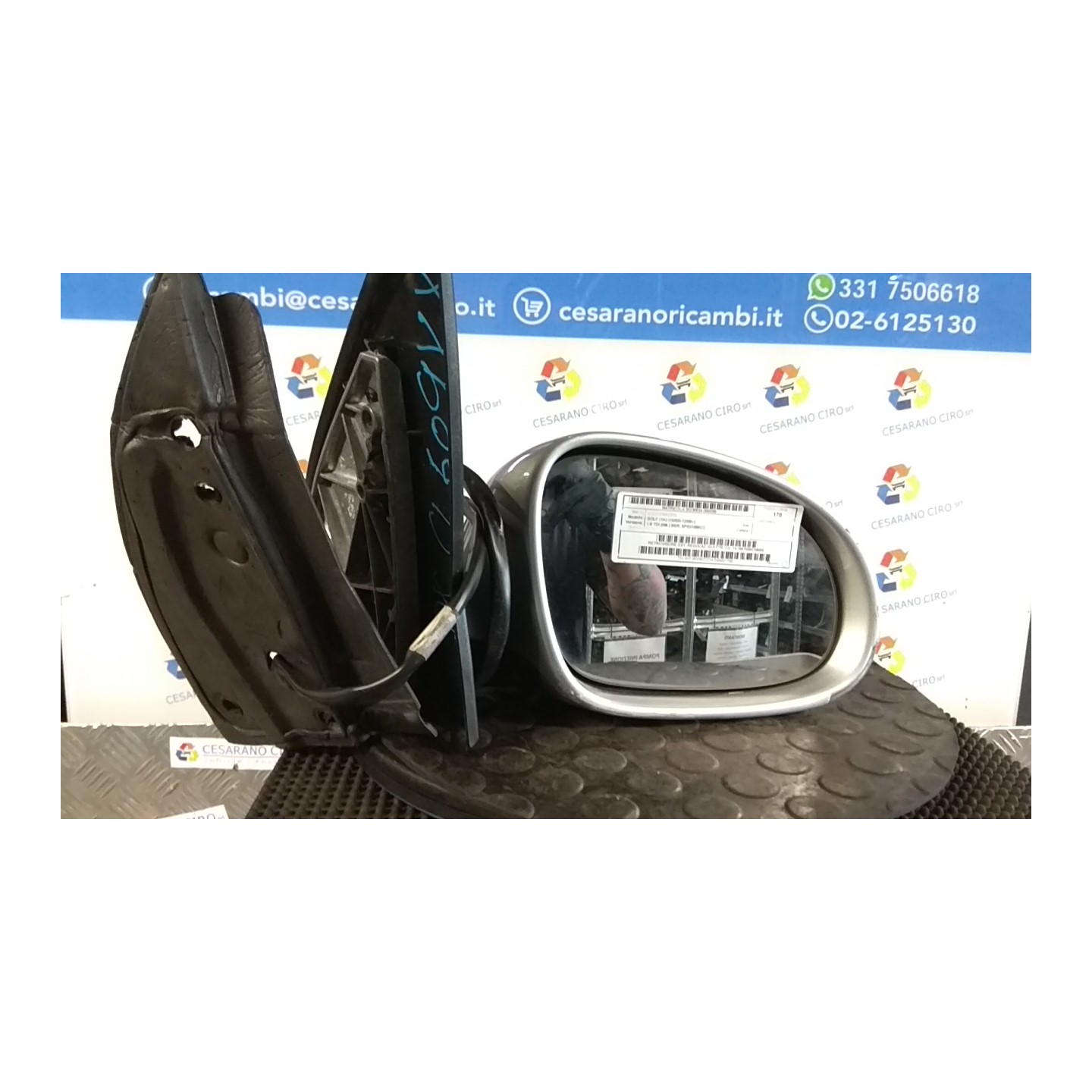 RETROVISORE EST. REGOLAZ. ELETTR. DX. 096 VOLKSWAGEN GOLF (1K) (10/03-12/09) BKC 1K1857508CN9B9