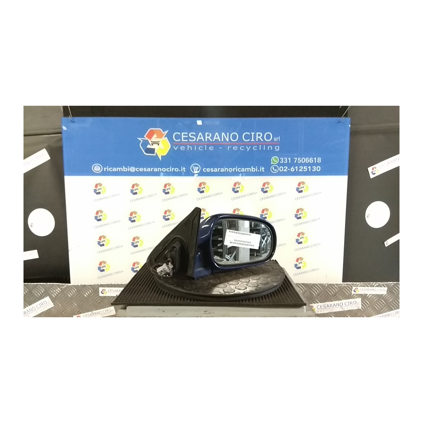 RETROVISORE EST. REGOLAZ. ELETTR. C/COMANDO A DISTANZA DX. 050 HONDA CIVIC 5 PORTE (12/94-03/02) D14Z4 76201ST3E11ZJ