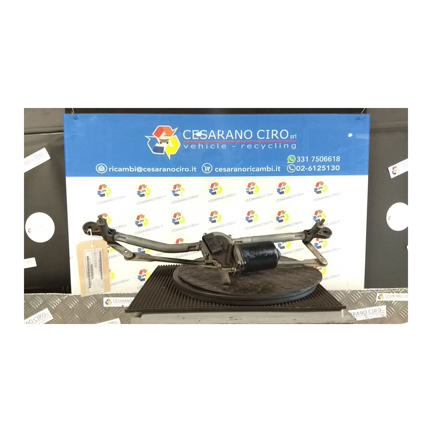 MECCANISMO TERGIPARABREZZA CON MOTORINO 011 FIAT PUNTO (2U) (07/03-01/07) 843A1000 46834851
