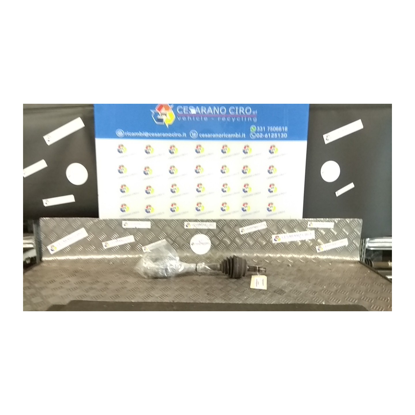 SEMIALBERO ANT. COMPL. SX. 105 FIAT PUNTO 1A SERIE (11/93-10/99) 176B4000 7754409