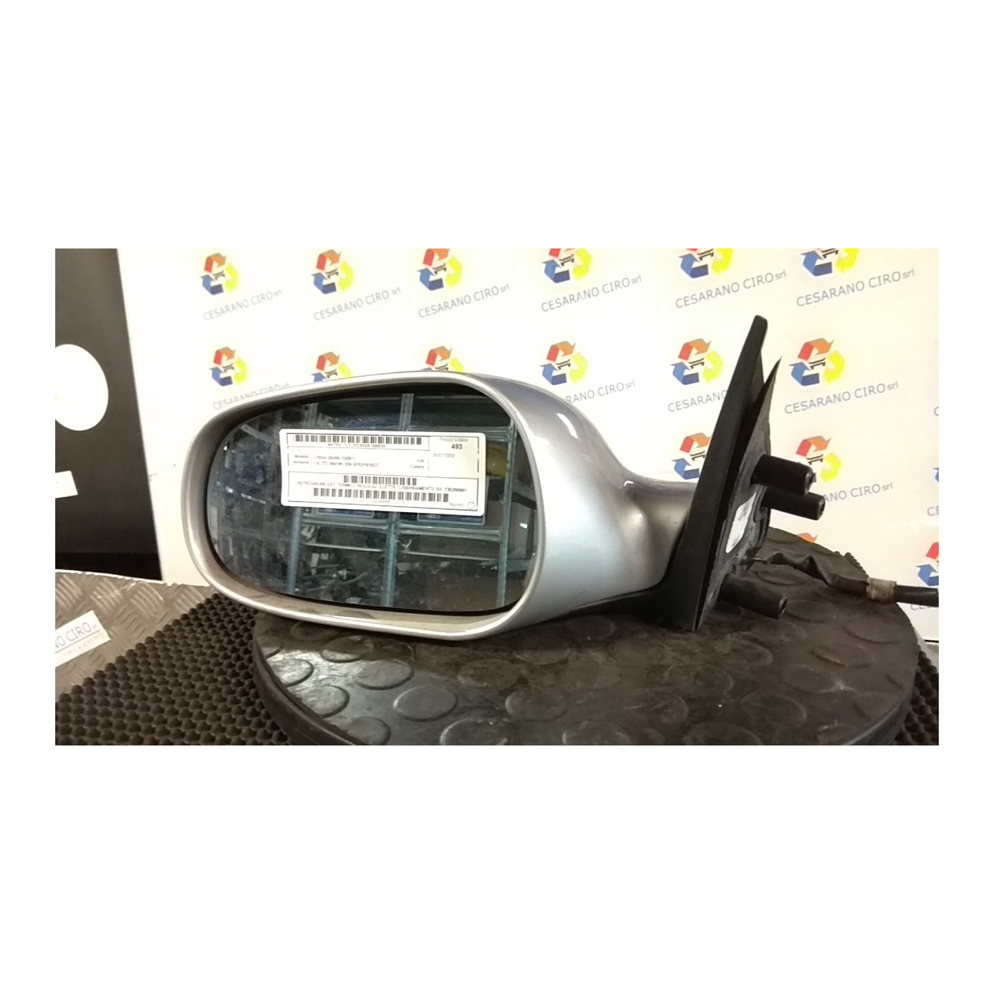 RETROVISORE EST. TERMICO REGOLAZ. ELETTR. C/SBRINAMENTO SX. 039 LANCIA LYBRA (05/99-10/06) 937A2000 735266991