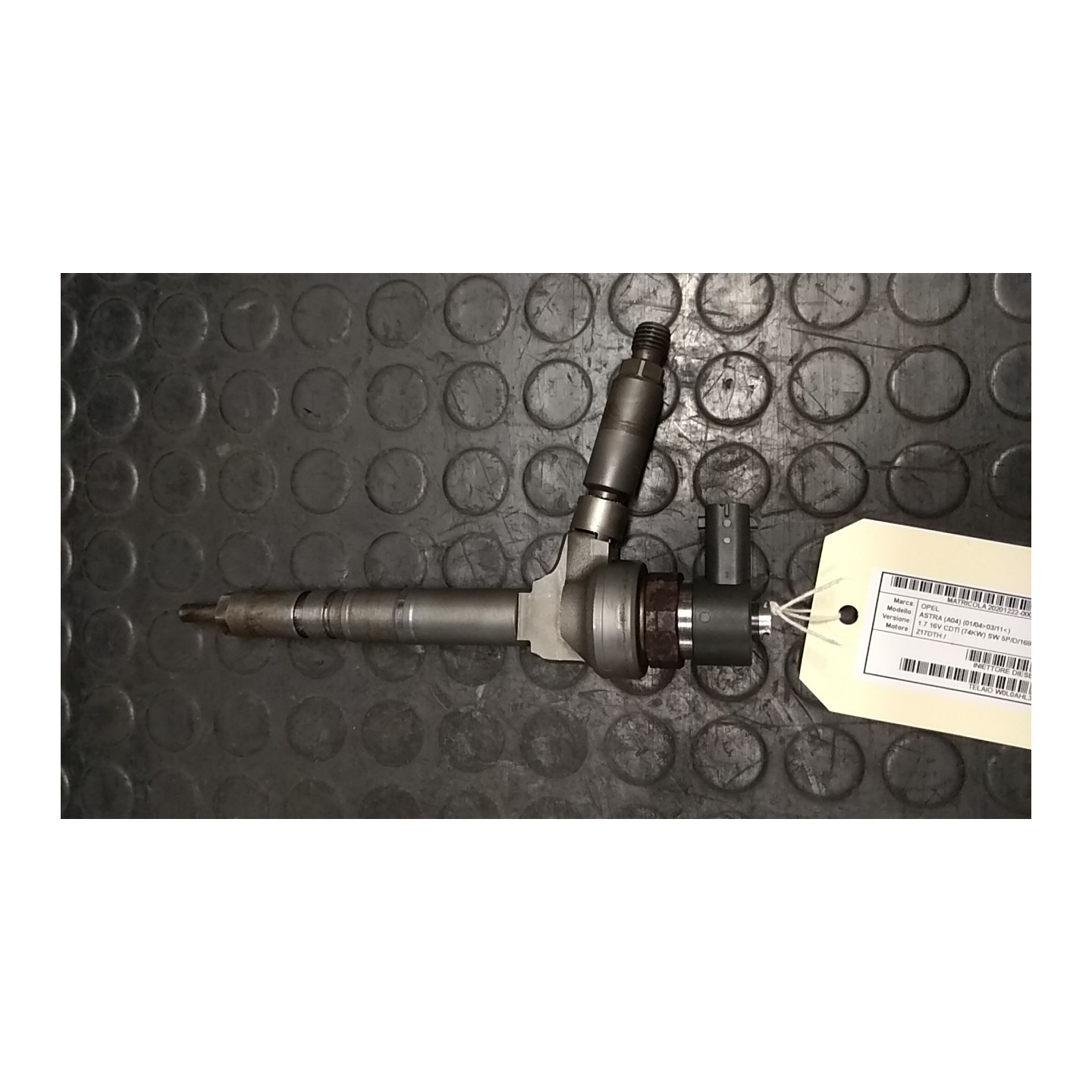 INIETTORE DIESEL 002 OPEL ASTRA (A04) (01/04-03/11) Z17DTH 97363812