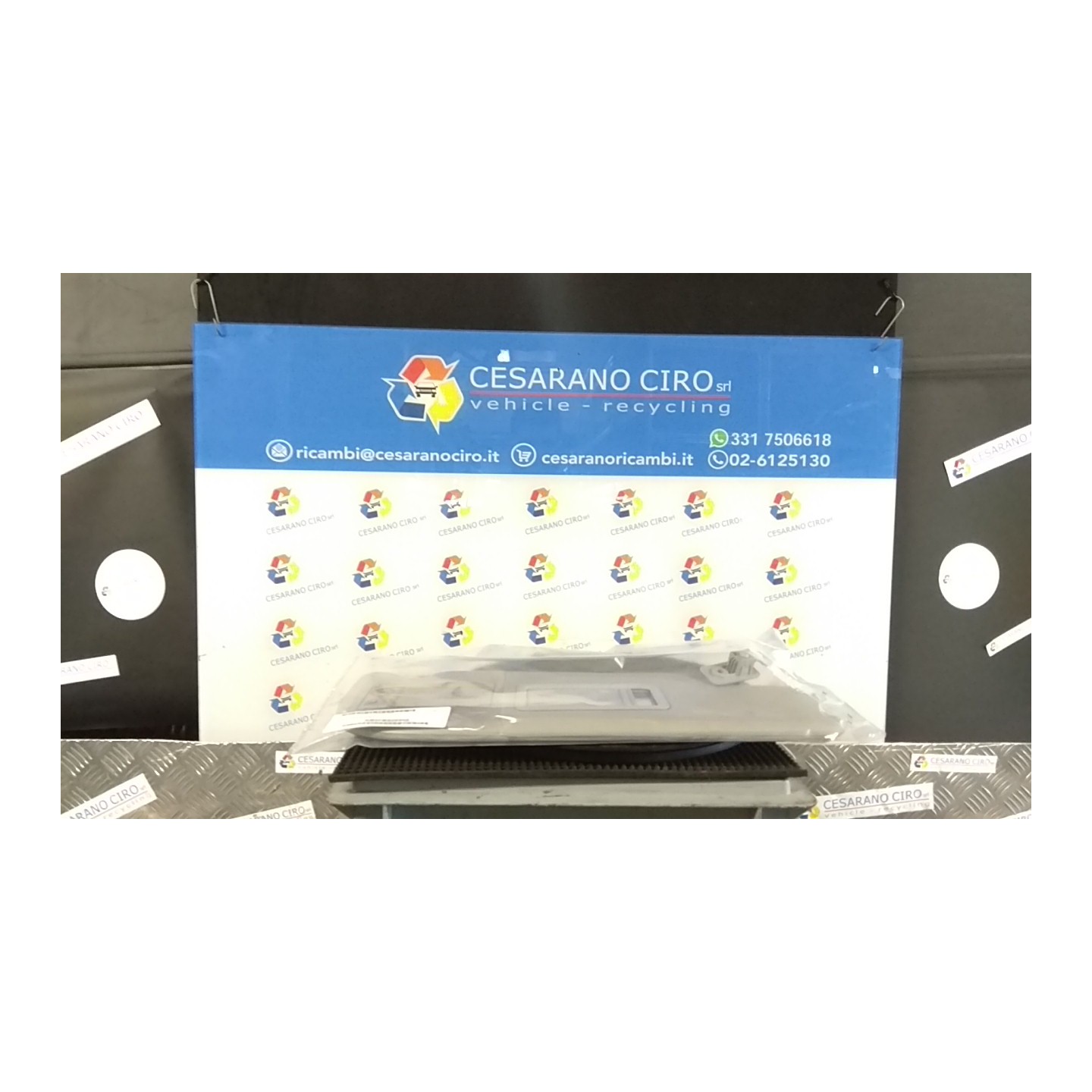 ALETTA PARASOLE PARABREZZA DX. 043 FIAT QUBO (3N) (07/08-05/17) 199A2000 735733816
