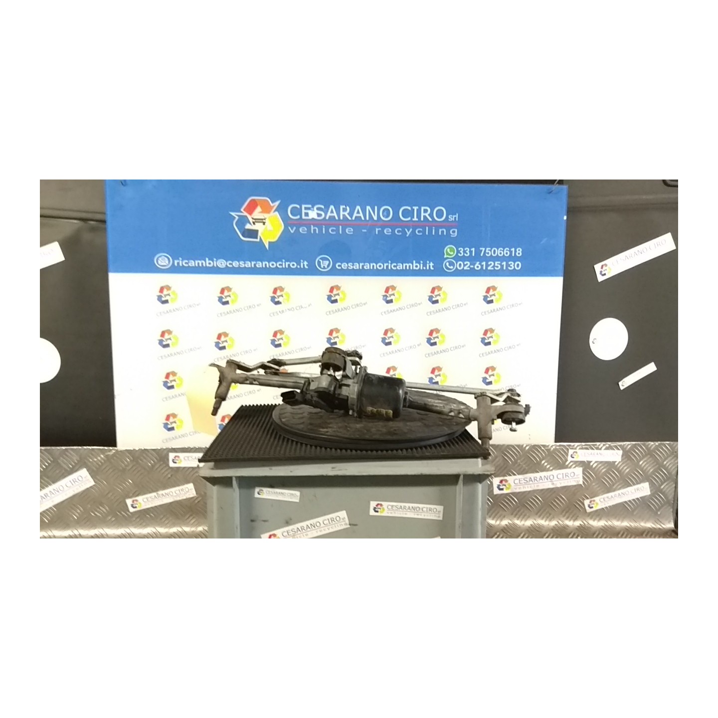 MECCANISMO TERGIPARABREZZA CON MOTORINO 154 CITROEN C3 2A SERIE (09/05-11/10) KFV 6401F4