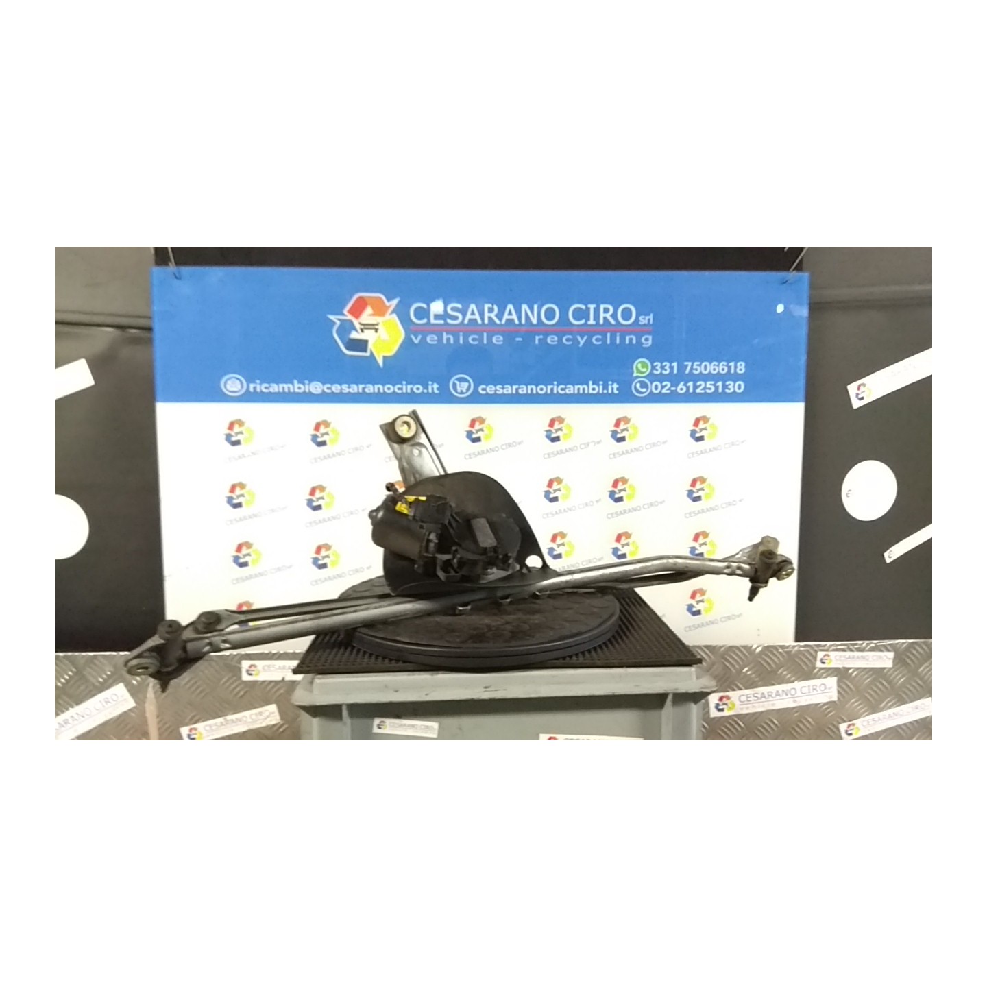 MECCANISMO TERGIPARABREZZA CON MOTORINO 089 MINI MINI (R50/R53) (07/01-07/06) W10B16A 61618229128