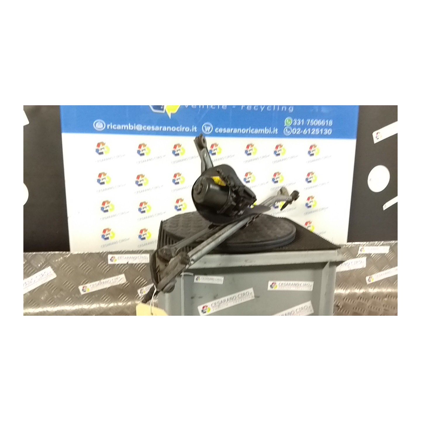 MECCANISMO TERGIPARABREZZA CON MOTORINO 089 MINI MINI (R50/R53) (07/01-07/06) W10B16A 61618229128