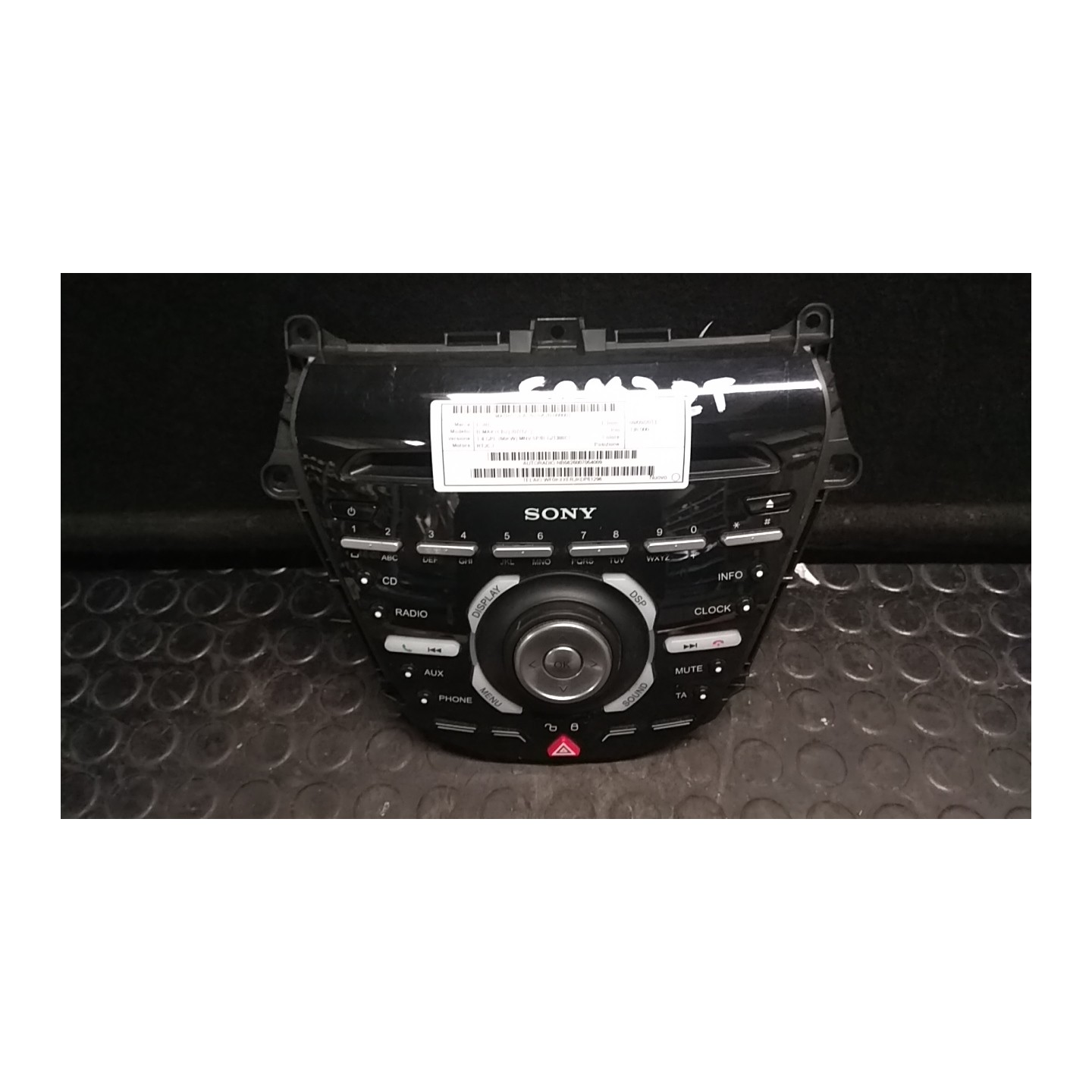 AUTORADIO 001 FORD B-MAX (CB2) (07/12-) RTJC NB5626007054009