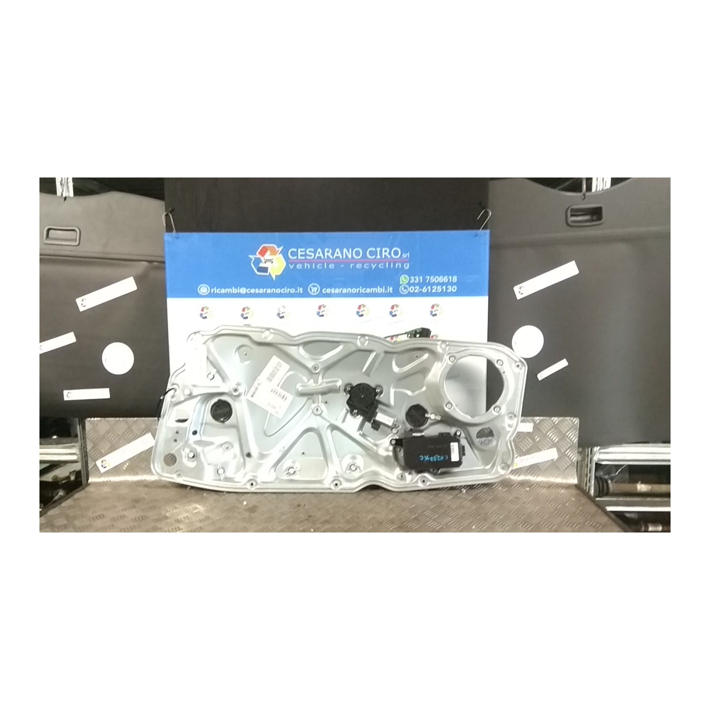 ALZACRISTALLO ELETTR. PORTA ANT. DX. 023 FIAT STILO (2V) (11/03-06/09) 192A9000 46831652
