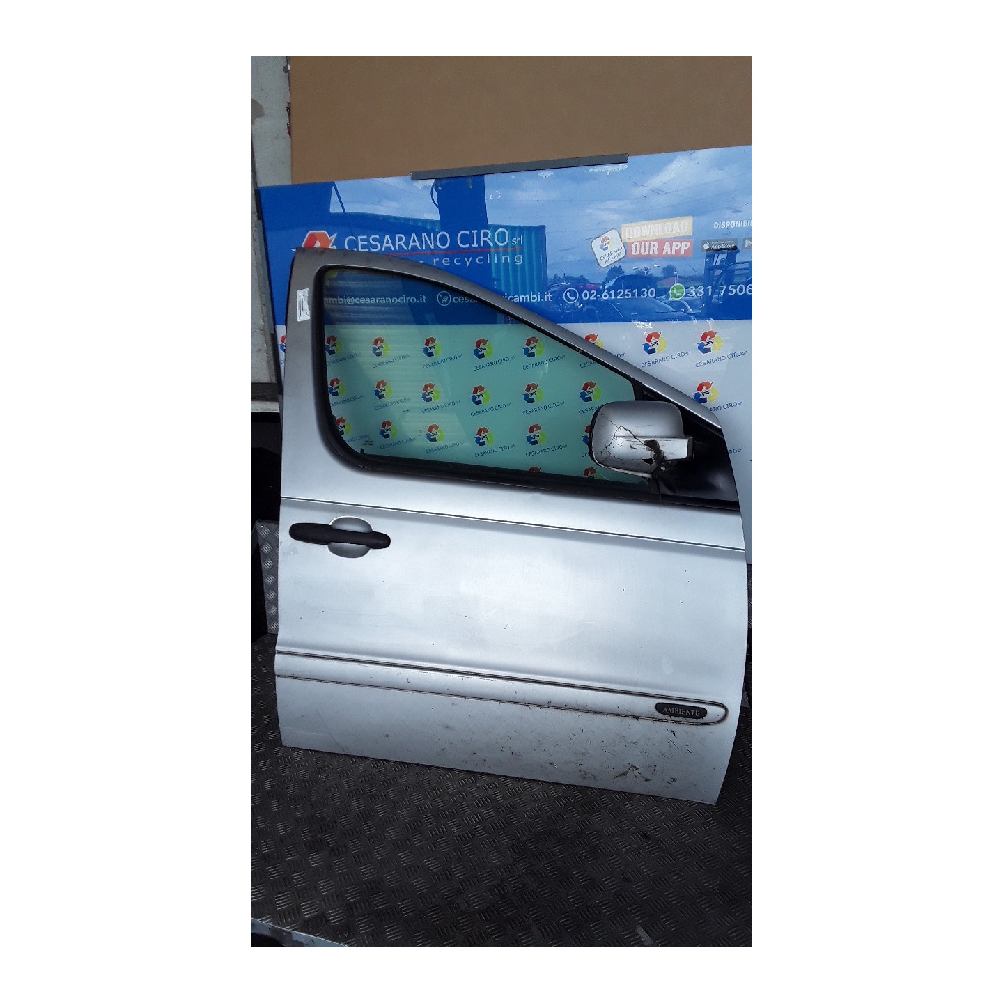 PORTA ANT. DX. 114 MERCEDES-BENZ VANEO (01/02-12/05) 166961 A4147200105