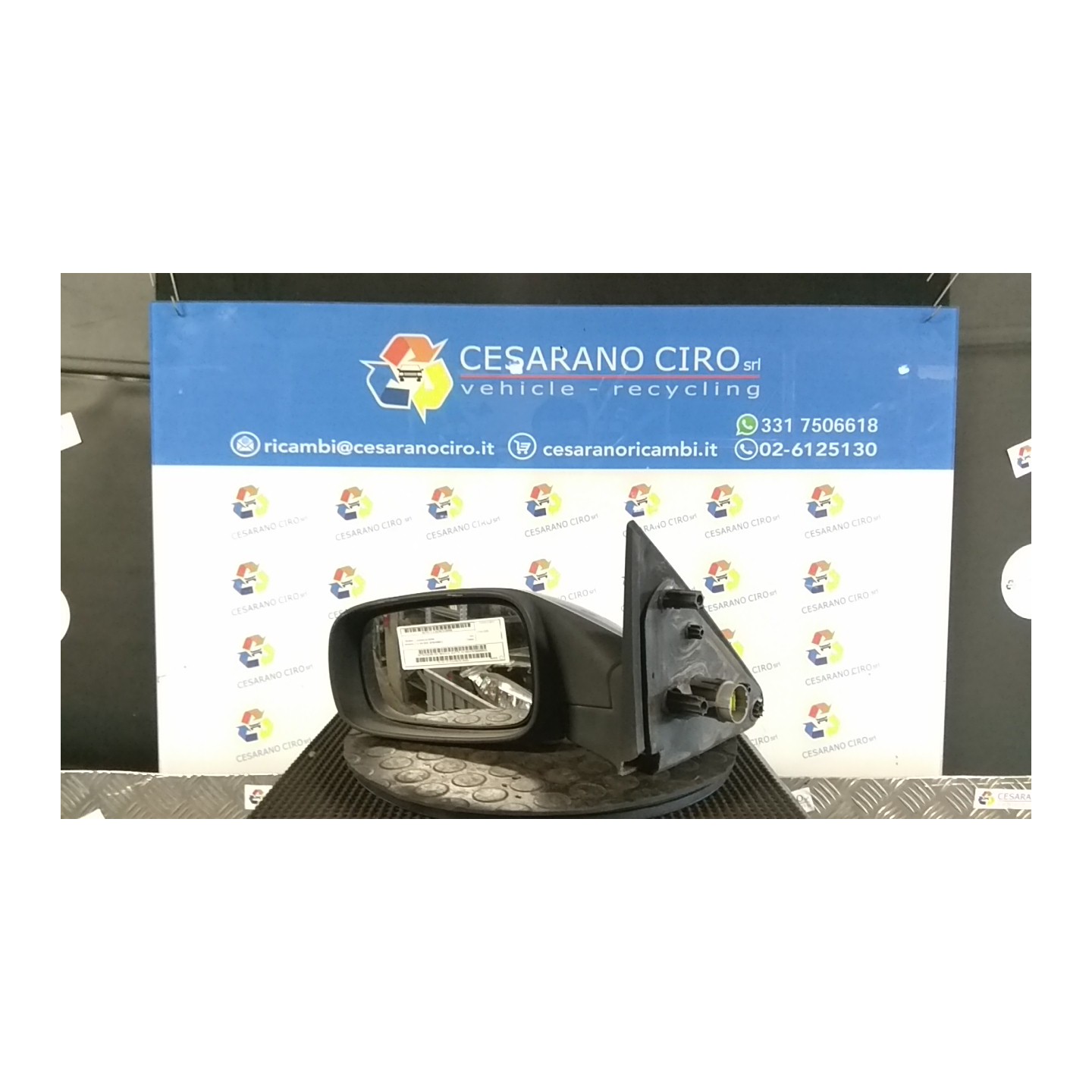 RETROVISORE EST. REGOLAZ. ELETTR. SX 056 RENAULT LAGUNA 2A SERIE (03/05-09/07) K4M57 NB2413019059005SX