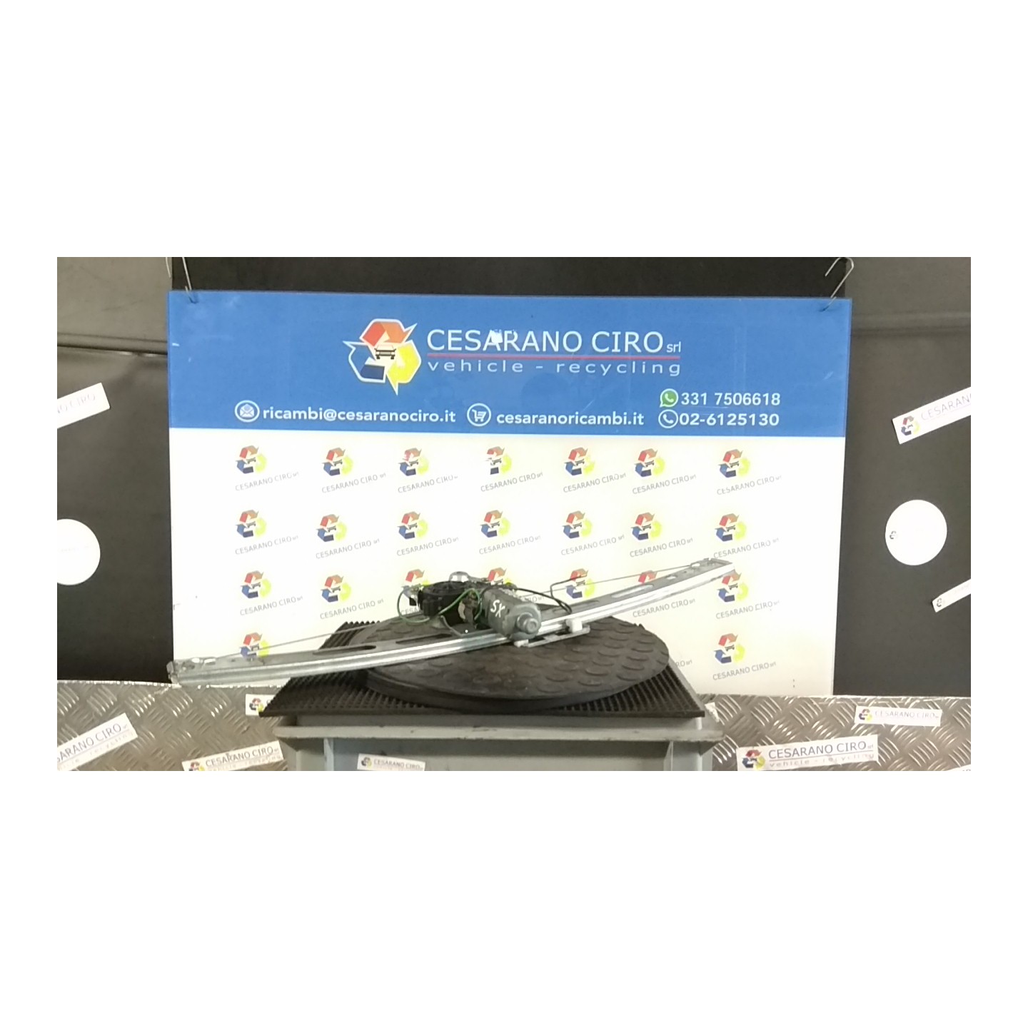 ALZACRISTALLO ELETTR. PORTA ANT. 09- SX. 043 MERCEDES-BENZ CLASSE A (W168) (03/01-06/04) 166940 A1687201946