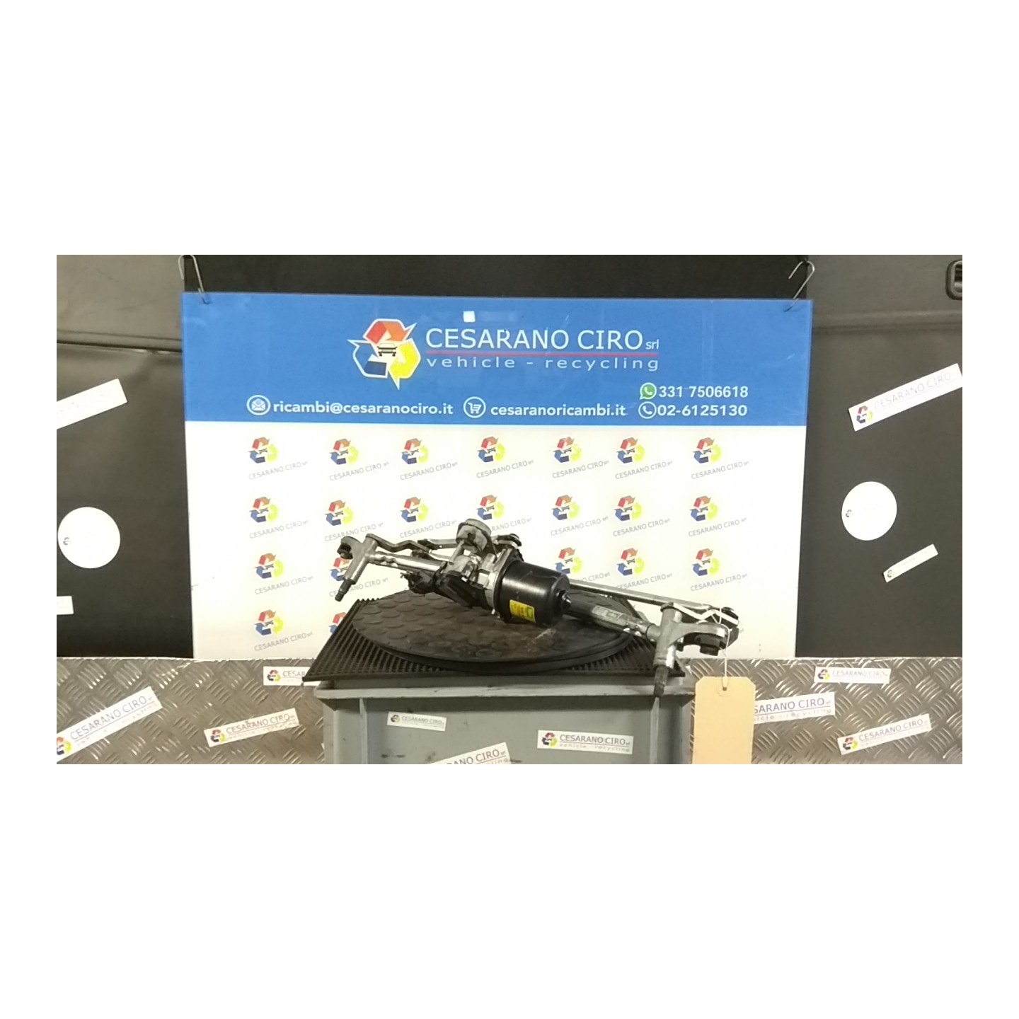 MECCANISMO TERGIPARABREZZA CON MOTORINO 105 CITROEN C3 1A SERIE (02/02-12/05) HFX 6401F4