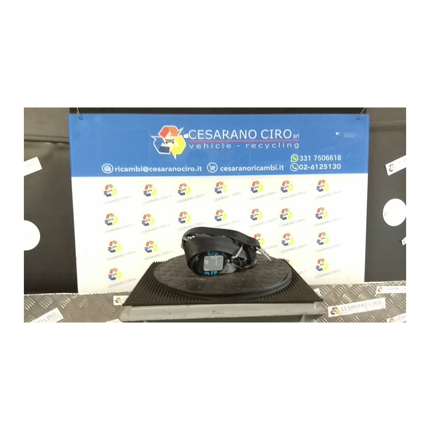 CINTURA DI SICUREZZA ANT. DX. 111 ALFA ROMEO MITO (QZ) (03/11-05/13) 350A1000 156098997