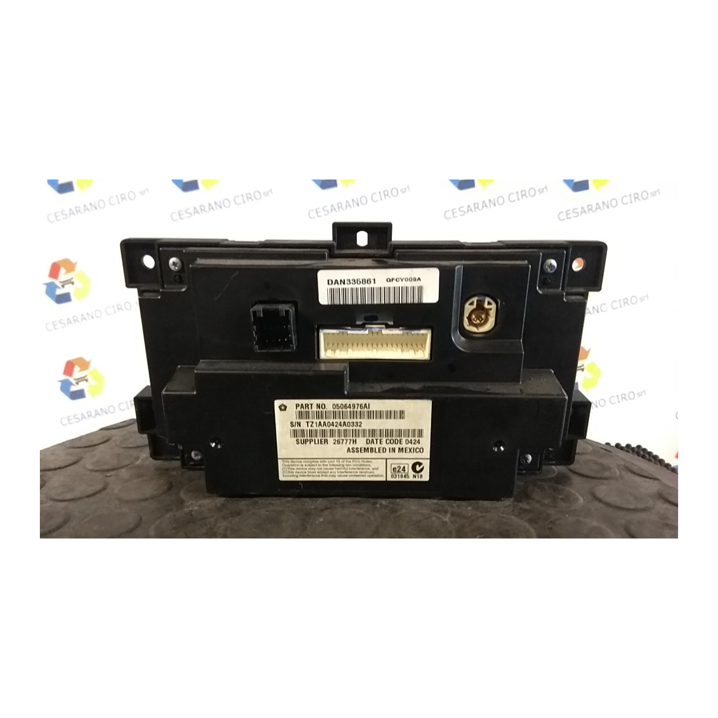 DISPLAY MULTIFUNZIONE 033 FIAT FREEMONT (24) (04/11-) 939B5000 NB5577006083003