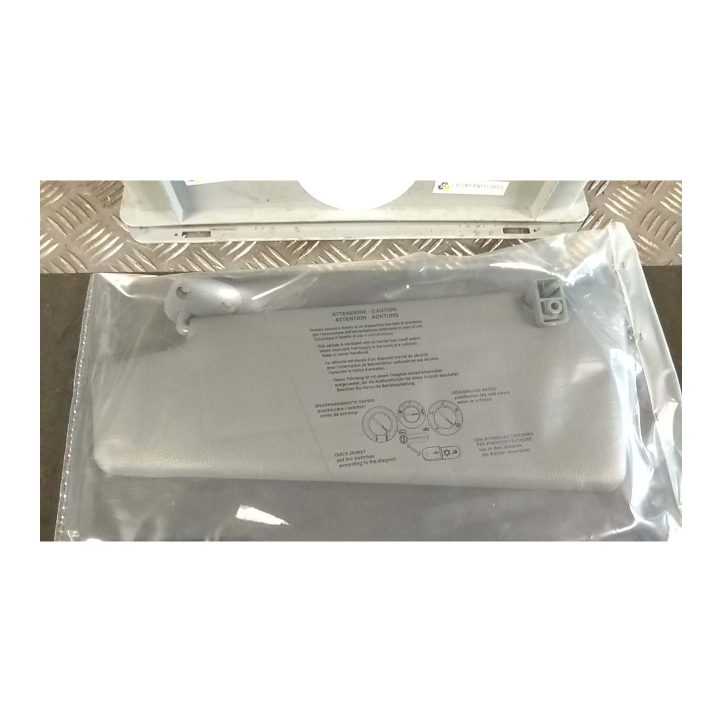 ALETTA PARASOLE PARABREZZA DX 091 FIAT BRAVA (1V) (09/95-12/98) 182A3000 NB5409006036001DX