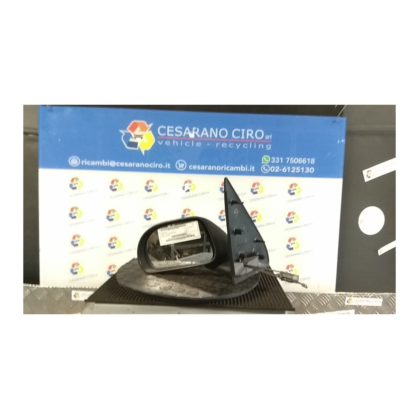 RETROVISORE EST. REGOLAZ. MANUALE SX. 092 FIAT BRAVA (1V) (09/95-12/98) 182A3000 735246706