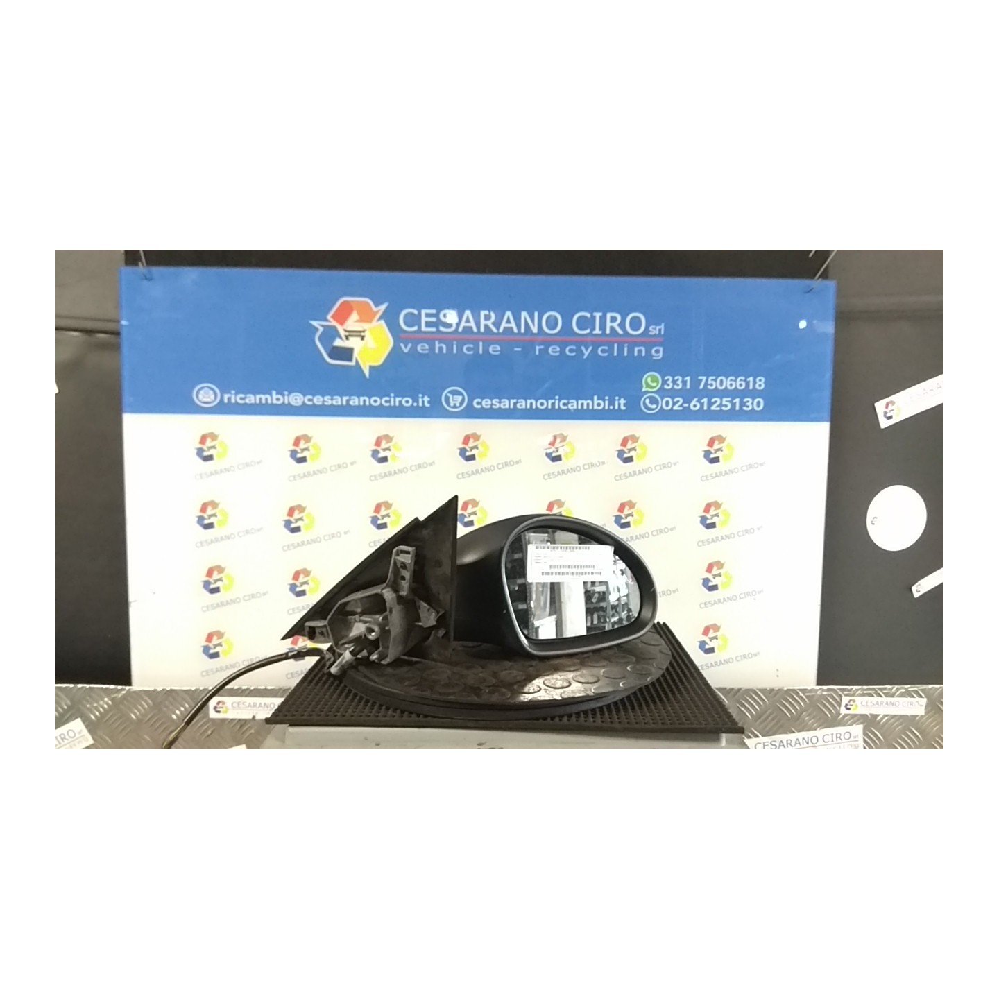 RETROVISORE EST. REGOLAZ. ELETTR. ORIENTABILE DX. 094 SEAT IBIZA (6L) (12/01-08/09) AMF 6L1857508AB9B9
