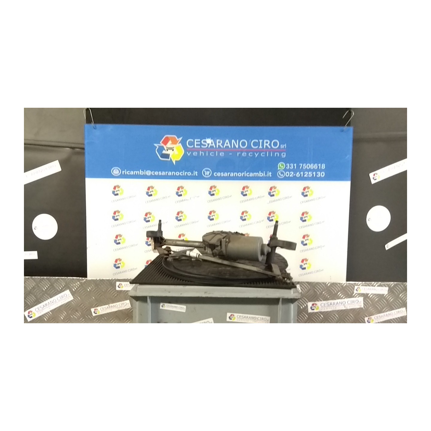 MECCANISMO TERGIPARABREZZA CON MOTORINO 137 OPEL CORSA (S07) (07/06-02/11) Z12XEP 13182340