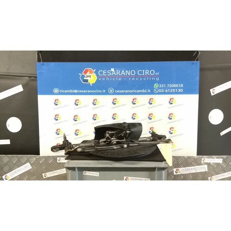 MECCANISMO TERGIPARABREZZA CON MOTORINO 155 FIAT PANDA (2Q) (09/03-12/10) 188A4000 46804522