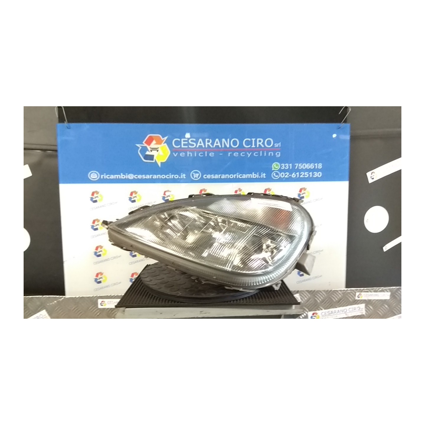 PROIETTORE SX. 044 MERCEDES-BENZ CLASSE A (W168) (10/97-02/01) 166940 A1688200161