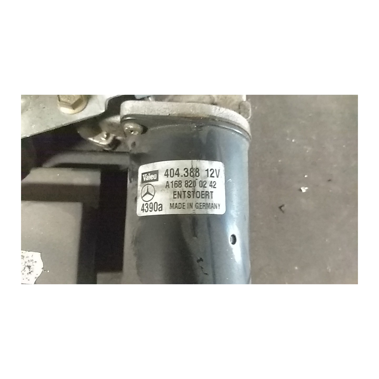 MOTORINO TERGIPARABREZZA 045 MERCEDES-BENZ CLASSE A (W168) (10/97-02/01) 166940 A1688200242