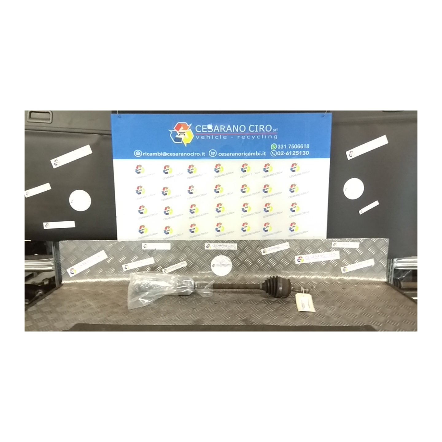 SEMIALBERO ANT. COMPL. DX. 071 FIAT PANDA (3U) (09/09-09/11) 188A4000 46308259