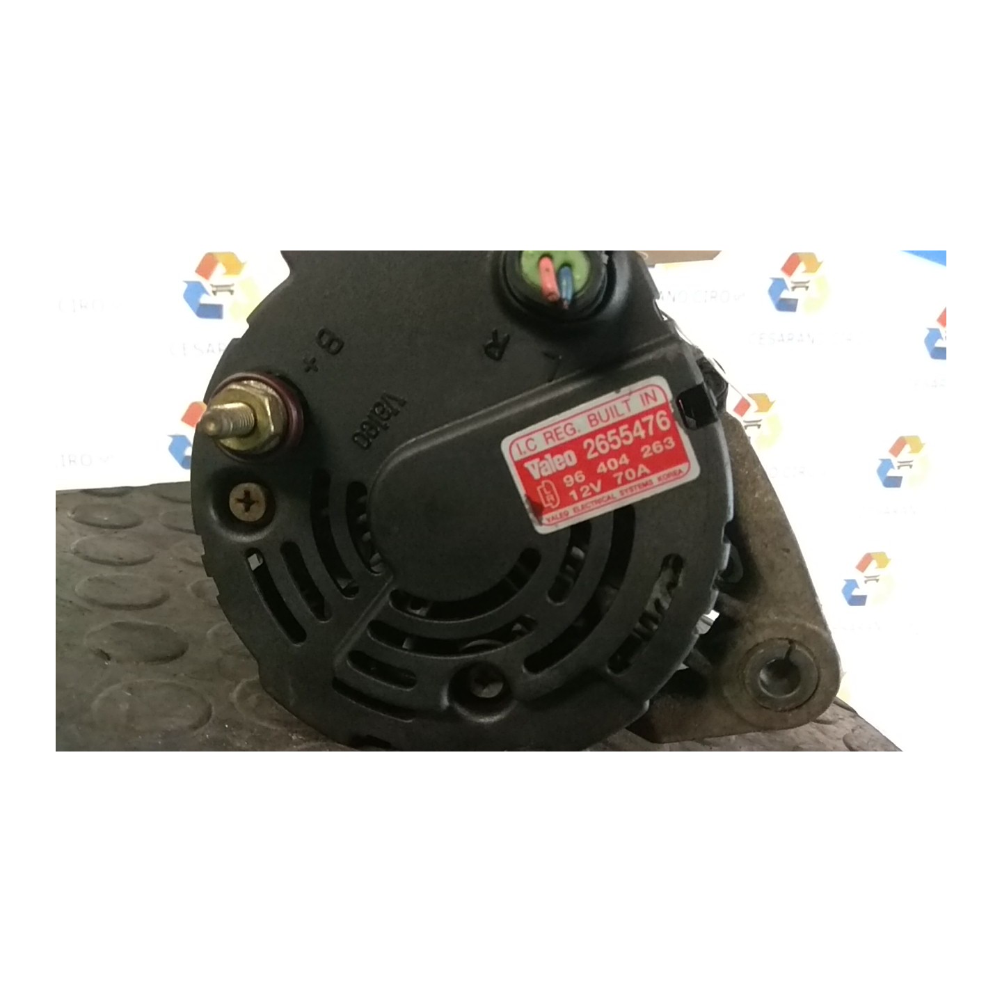 ALTERNATORE VALEO 80AMP 087 CHEVROLET (DAEWOO) KALOS (T200) (09/02-01/05) B12S1 96652100