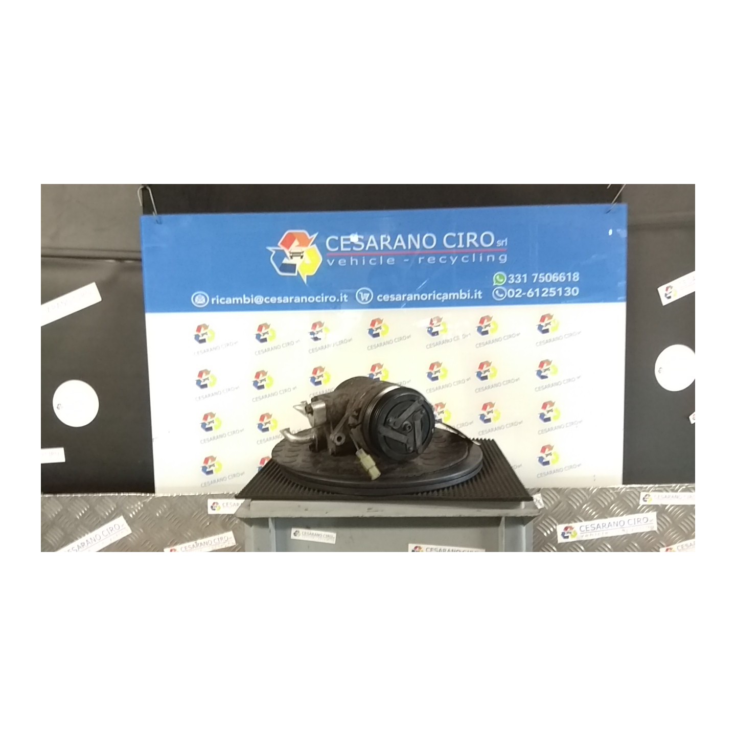 COMPRESSORE A/C 089 CHEVROLET (DAEWOO) KALOS (T200) (09/02-01/05) B12S1 96473634