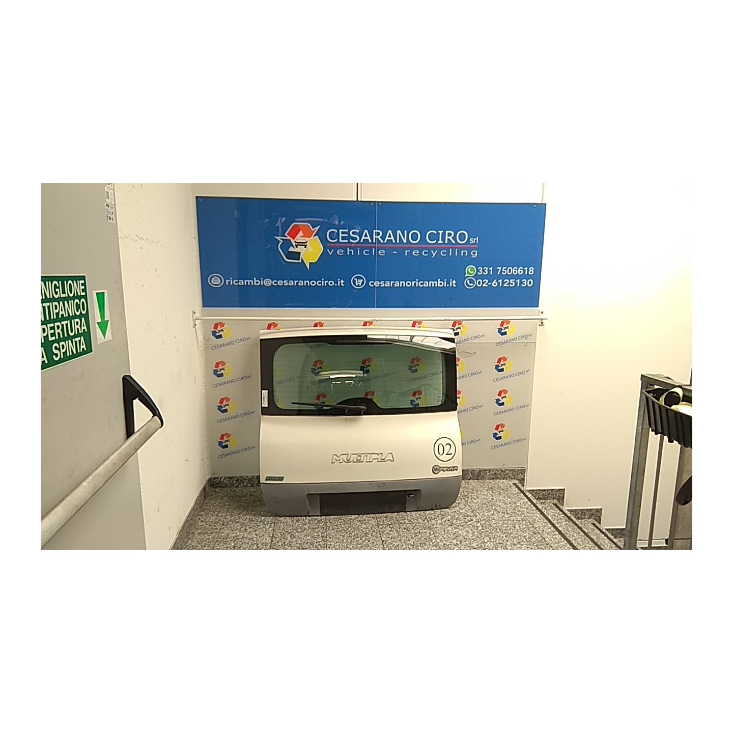 PORTELLO POST. 004 FIAT MULTIPLA (1F) (06/98-05/02) 186A3000 46787899