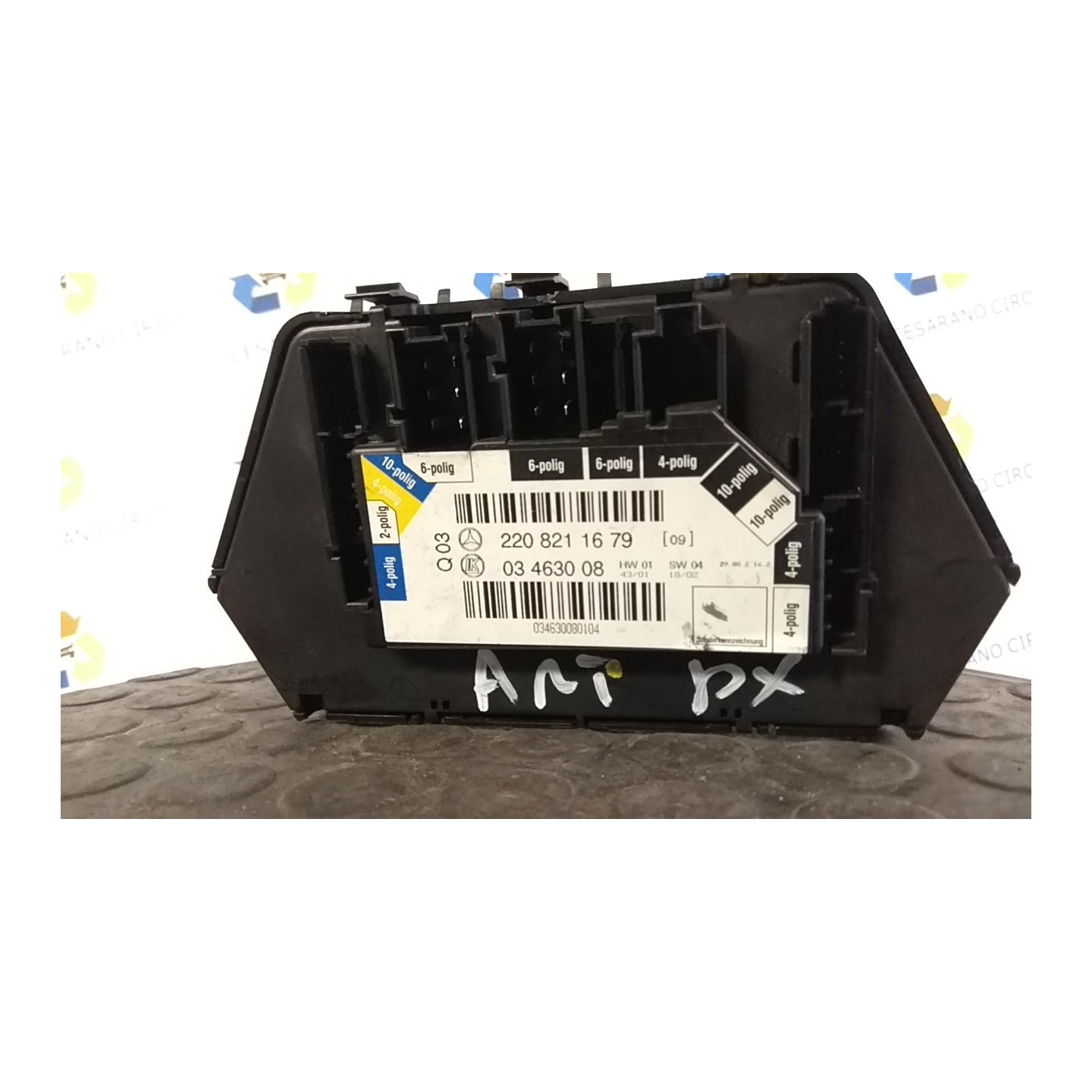 BLOCCO COMANDI REGOLAZIONE SEDILE ANT. DX 071 MERCEDES CLASSE S   (W/V220) 113966 NB6833000033003035056031DX